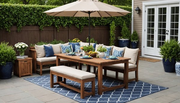 Conseils Ingénieux pour Aménager un Coin Repas Extérieur Étanche aux Intempéries dans un Espace Restreint