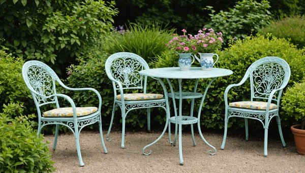 Mobilier de jardin vintage : la tendance qui fait son grand retour